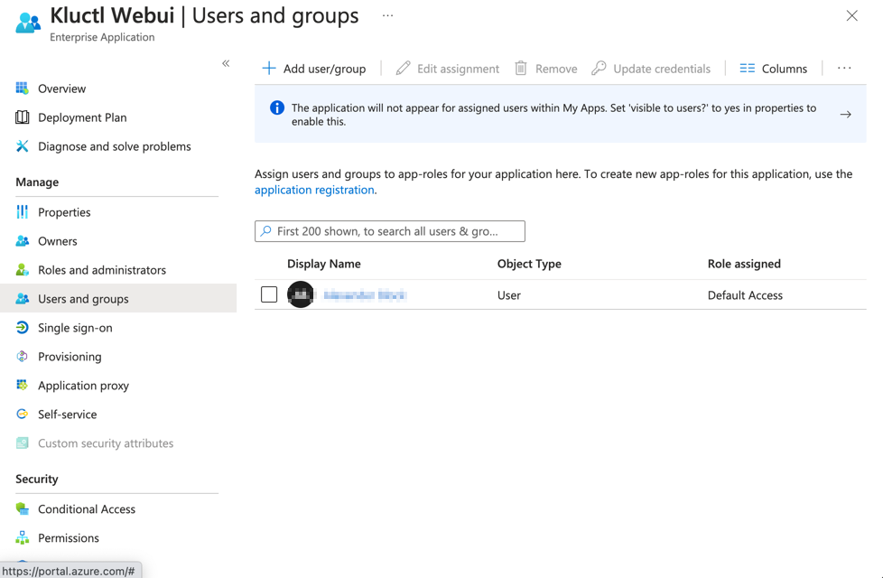 Azure Enterprise SAML Users